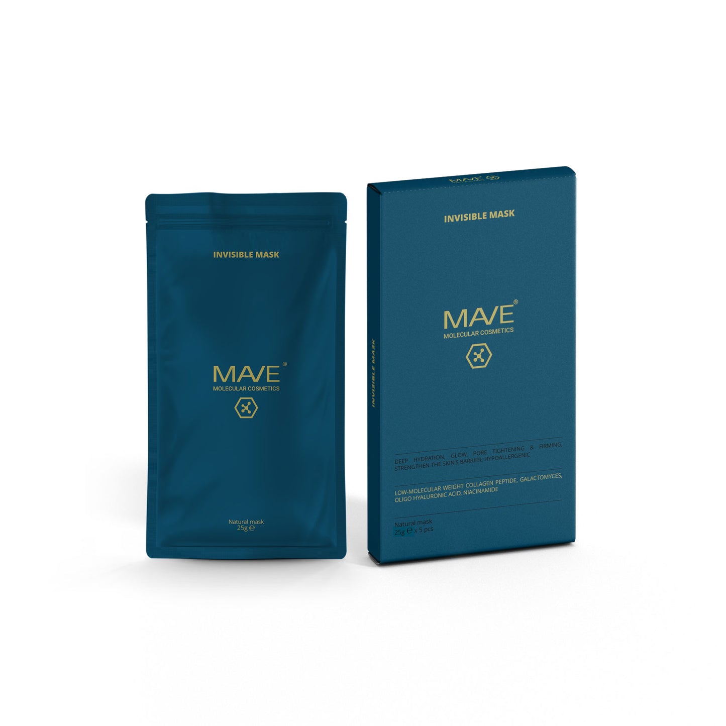 MAVE Invisible Mask 5 Stück – Tiefenfeuchtigkeit & Hautstraffung