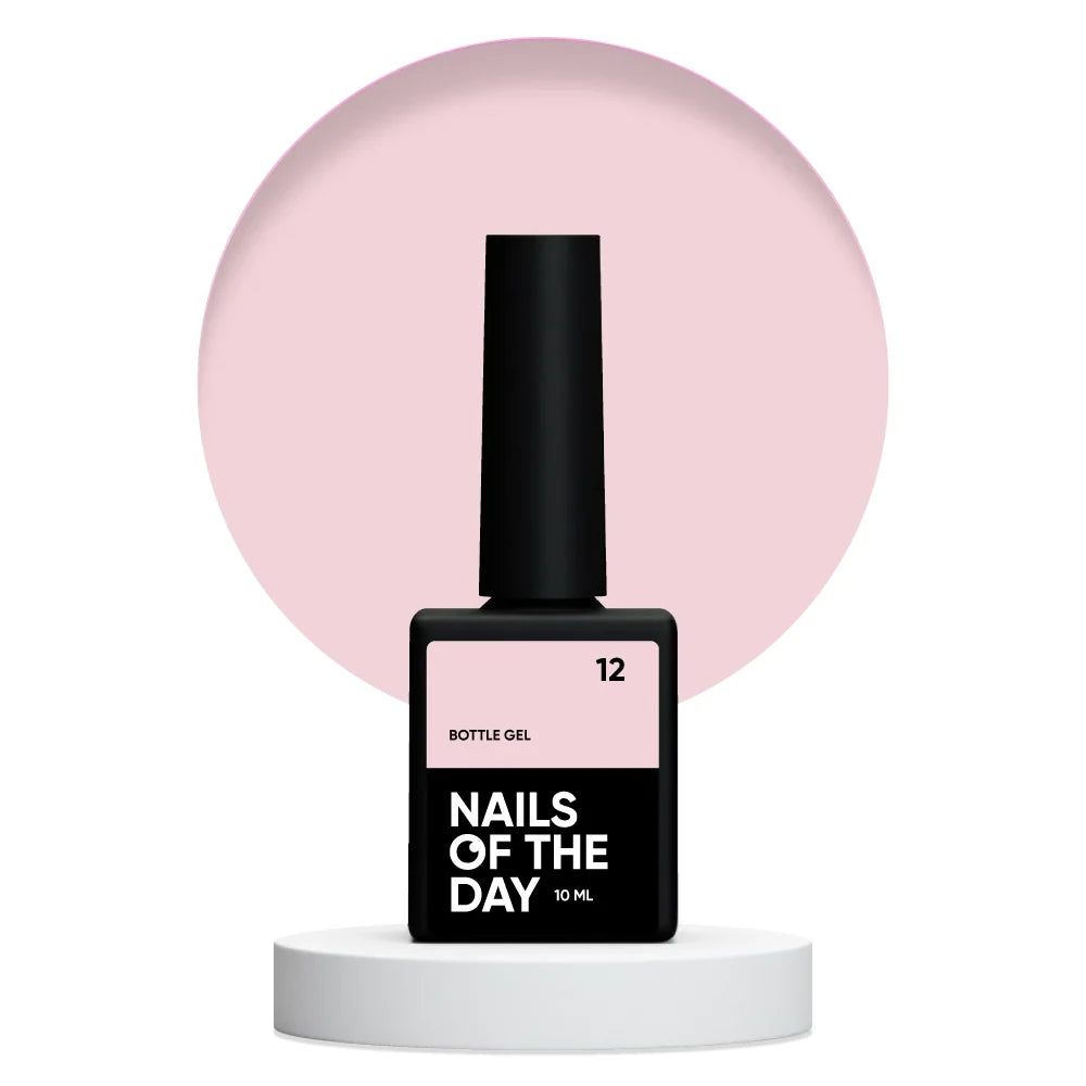 NAILSOFTHEDAY Bottle Gel 12 - ultra-starkes Gel (nude), 10ml