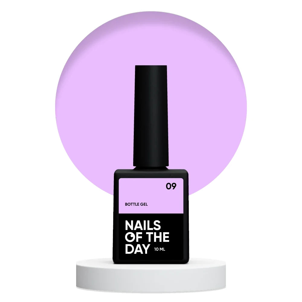 NAILSOFTHEDAY Bottle Gel 09 - ultrastarkes Gel (lila), 10m