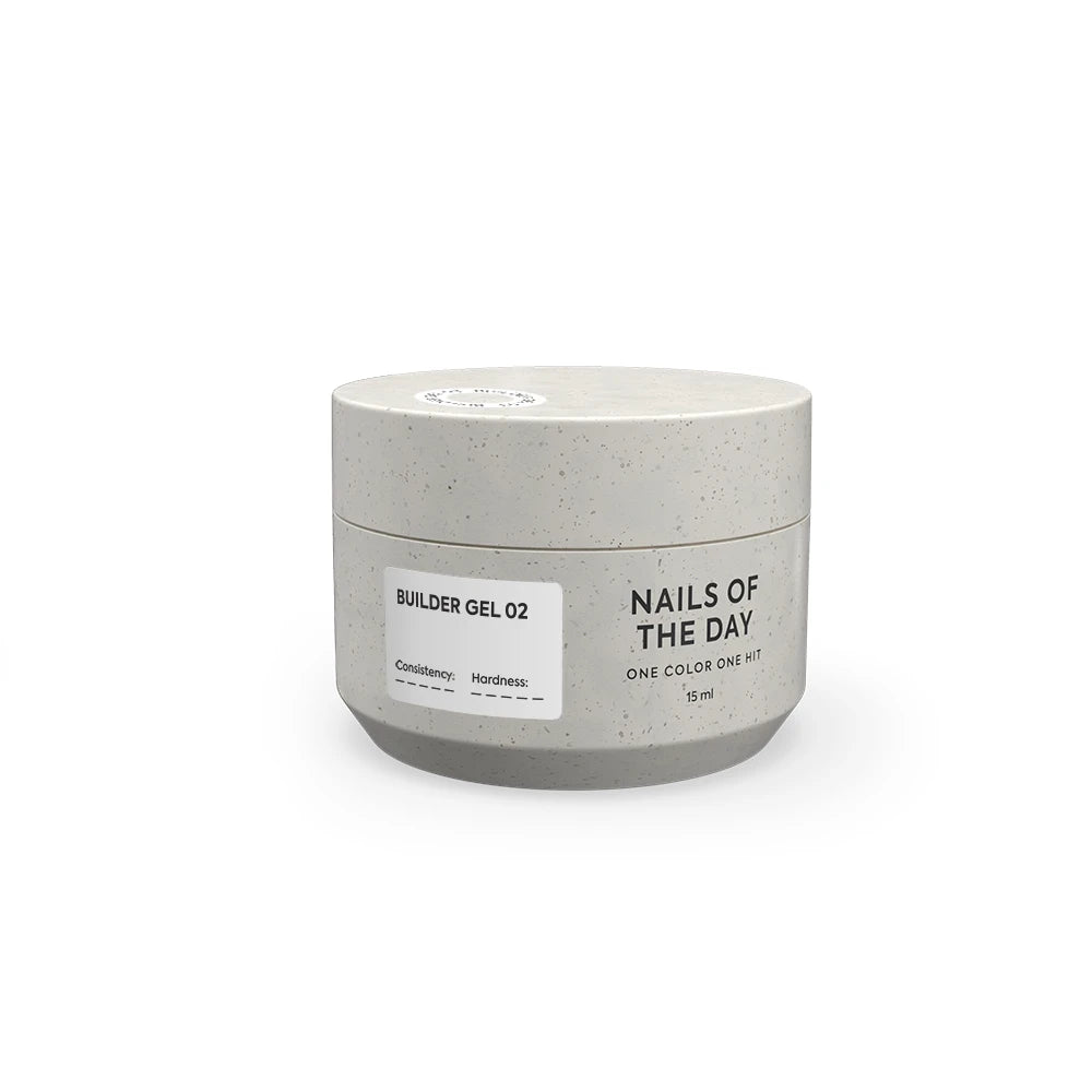 NAILSOFTHEDAY Builder Gel 02 — Бело-молочный билдер-гель для наращивания ногтей