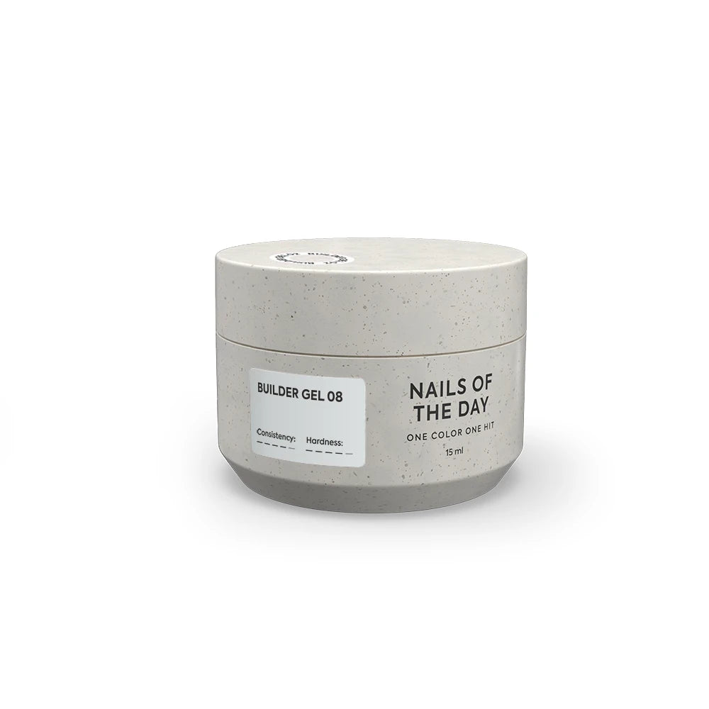 NAILSOFTHEDAY Builder Gel 08 — молочный гель-лак для наращивания ногтей, 15-30мл