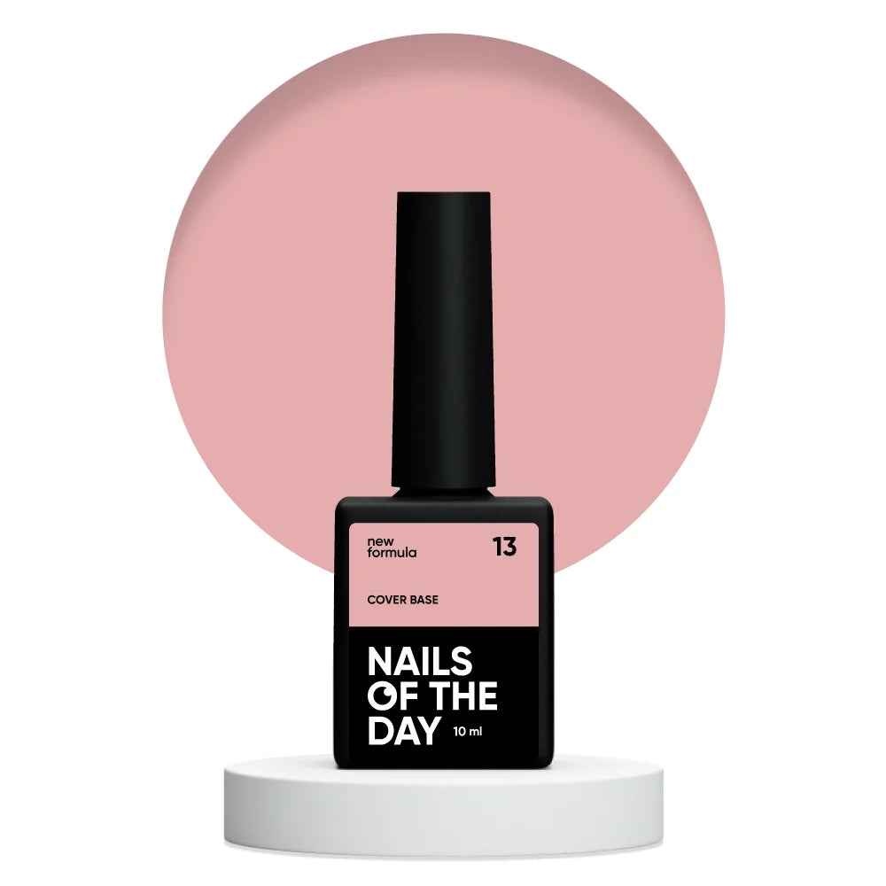 Nailsoftheday Cover base NEW Formula 13 - rosa und nude Camouflage Unterlack für Nägel, 10 ml
