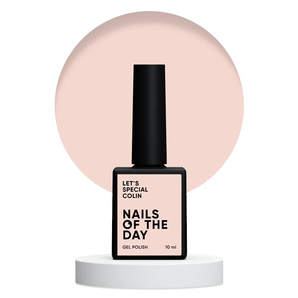 NAILSOFTHEDAY Let’s Special Colin – gebleichter Pfirsich-Gel-Nagellack, 10ml