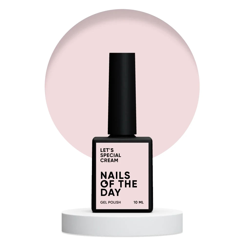 NAILSOFTHEDAY Let's special Cream - Creme-Gellack für Nägel, der in einer Schicht deckt, 10ml