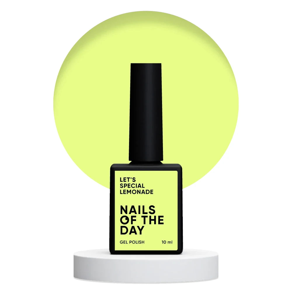 NAILSOFTHEDAY Let’s Special Lemonade — zitronengelber Pastell-Gel-Nagellack, 10ml