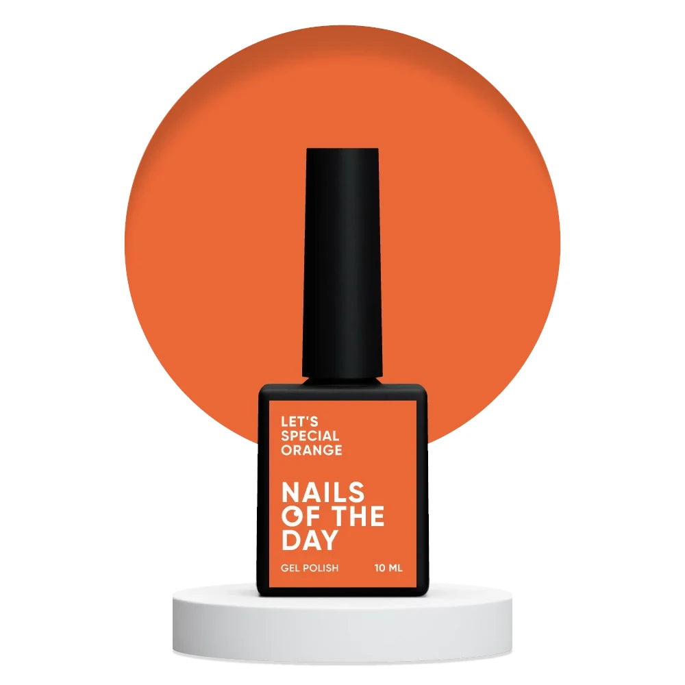 NAILSOFTHEDAY Let’s Special Orange – spezieller Orangen/Karotten Gel-Nagellack, 10ml