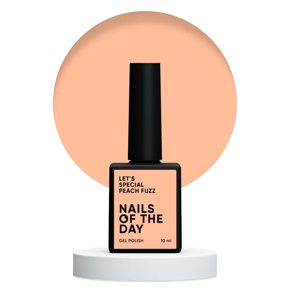 NAILSOFTHEDAY Let’s Special Peach Fuzz — zartpfirsichfarbener Gel-Nagellack, 10ml