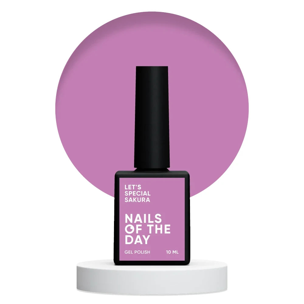 NAILSOFTTHEDAY Let’s Special Sakura — besonderer fliederfarbener Pastell-Gel-Nagellack, 10ml