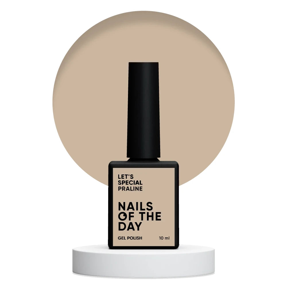 NAILSOFTHEDAY Let’s Special Praline — hellbeiger Gel-Lack für Nägel, 10ml