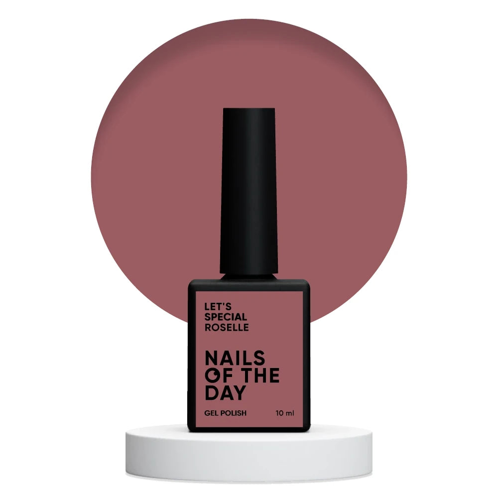 NAILSOFTHEDAY Let’s Special Roselle — grau-lila Gel-Lack für Nägel, 10ml