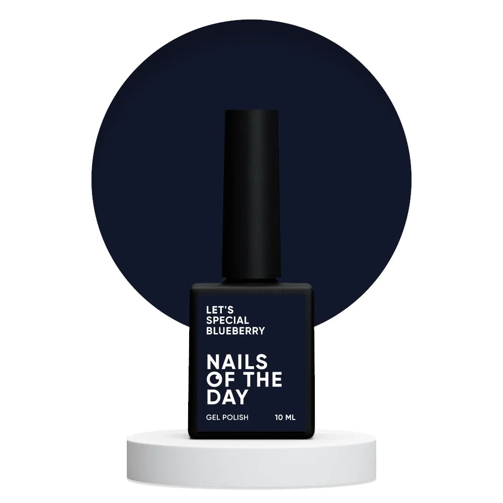 NAILSOFTTHEDAY Let’s Special Blueberry — tiefblauer Gel-Nagellack, 10 ml