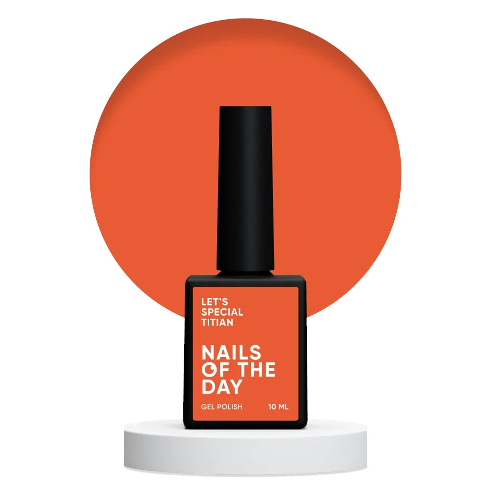 NAILSOFTTHEDAY Let’s Special Titian — leuchtend karottenfarbener Gel-Nagellack, 10ml