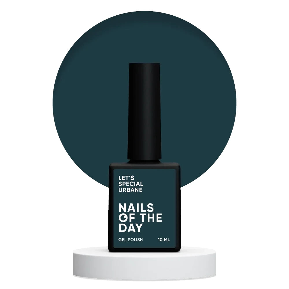 NAILSOFTTHEDAY Let’s Special Urbane — grau-grüner Gel-Nagellack, 10ml