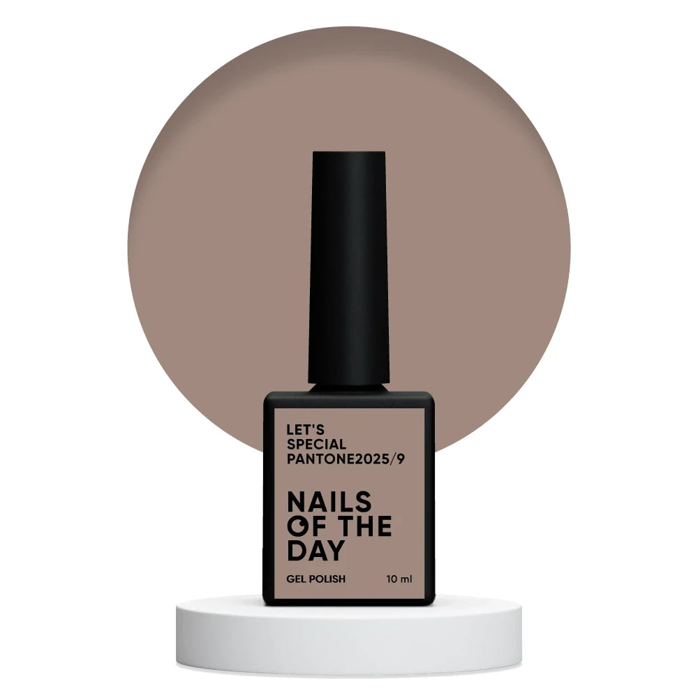 NAILSOFTHEDAY Let’s Special Pantone2025/9 — холодный кофейно-бежевый гель-лак для ногтей, 10мл