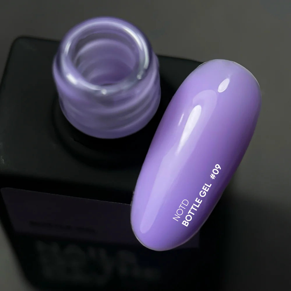NAILSOFTHEDAY Bottle Gel 09 - ultrastarkes Gel (lila), 10m
