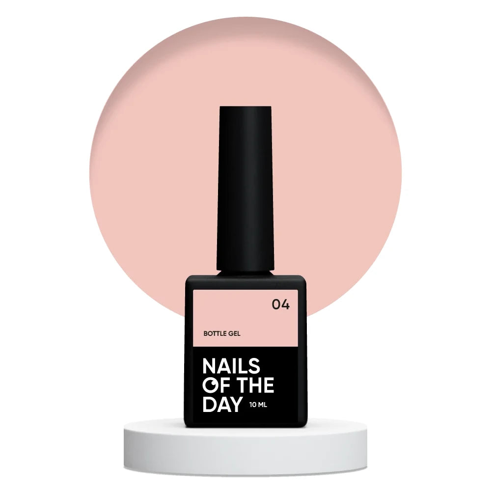NAILSOFTHEDAY Bottle Gel 04 - ultra-starkes Gel (milchig-beige), 10ml