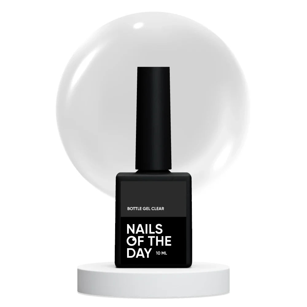 NAILSOFTHEDAY Bottle Gel clear - transparentes ultra-starkes Gel, 10ml