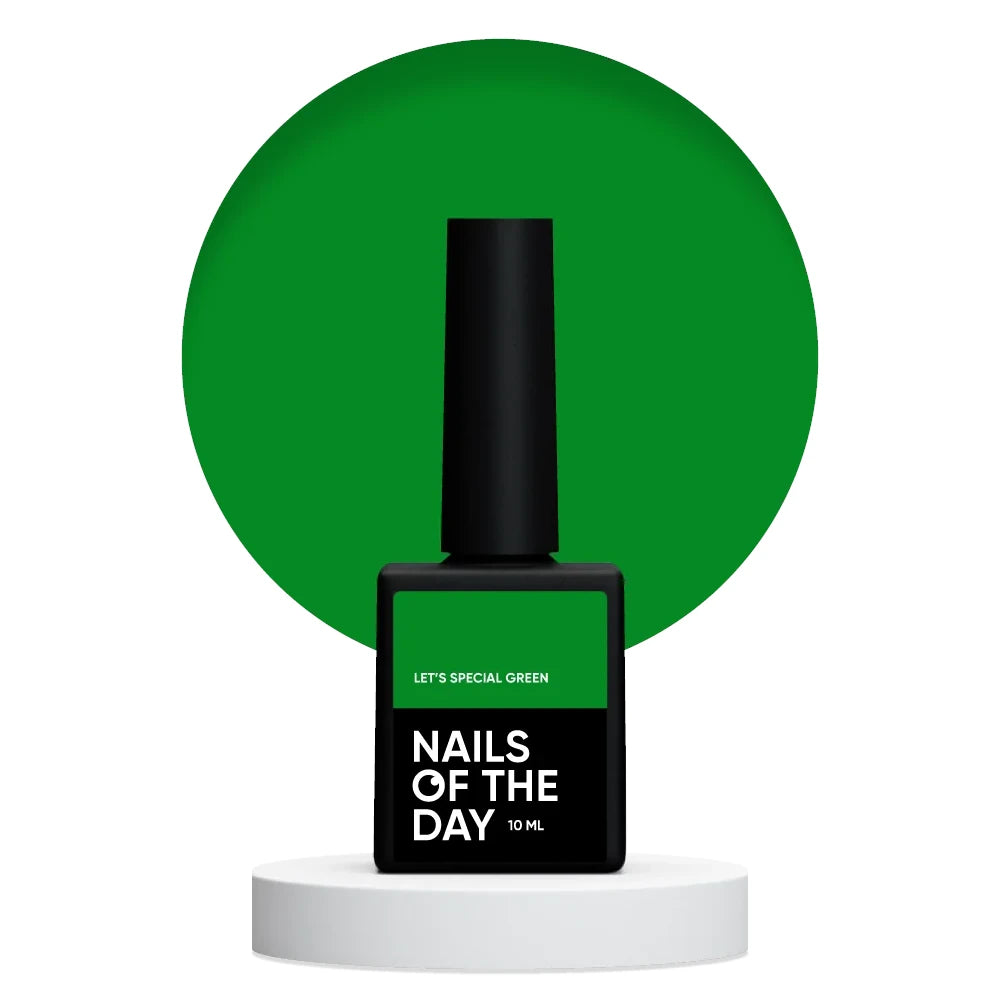 NAILSOFTTHEDAY Let’s Special Green — особый зелёный гель-лак, 10мл
