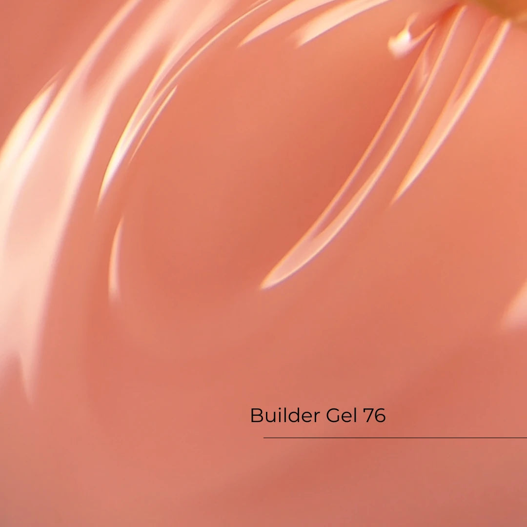 Crystal Builder Gel №76 Terracotta 15ml – Aufbaugel für natürliche Nägel, warmer Nude Look & Nagelverlängerung
