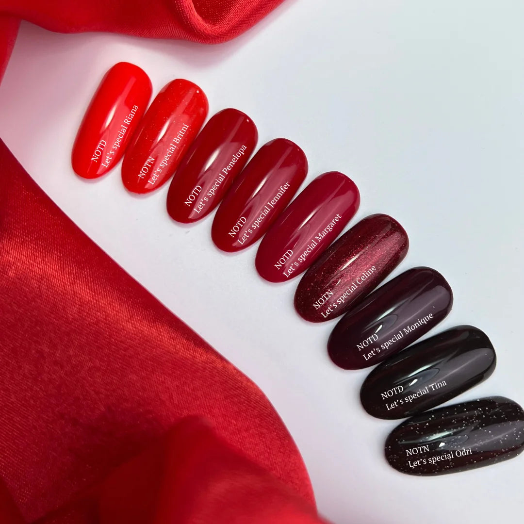 NAILSOFTHENIGHT Let’s special Britni — гель-лак ярко-алый со светоотражающим шиммером, 10 мл, Без TPO