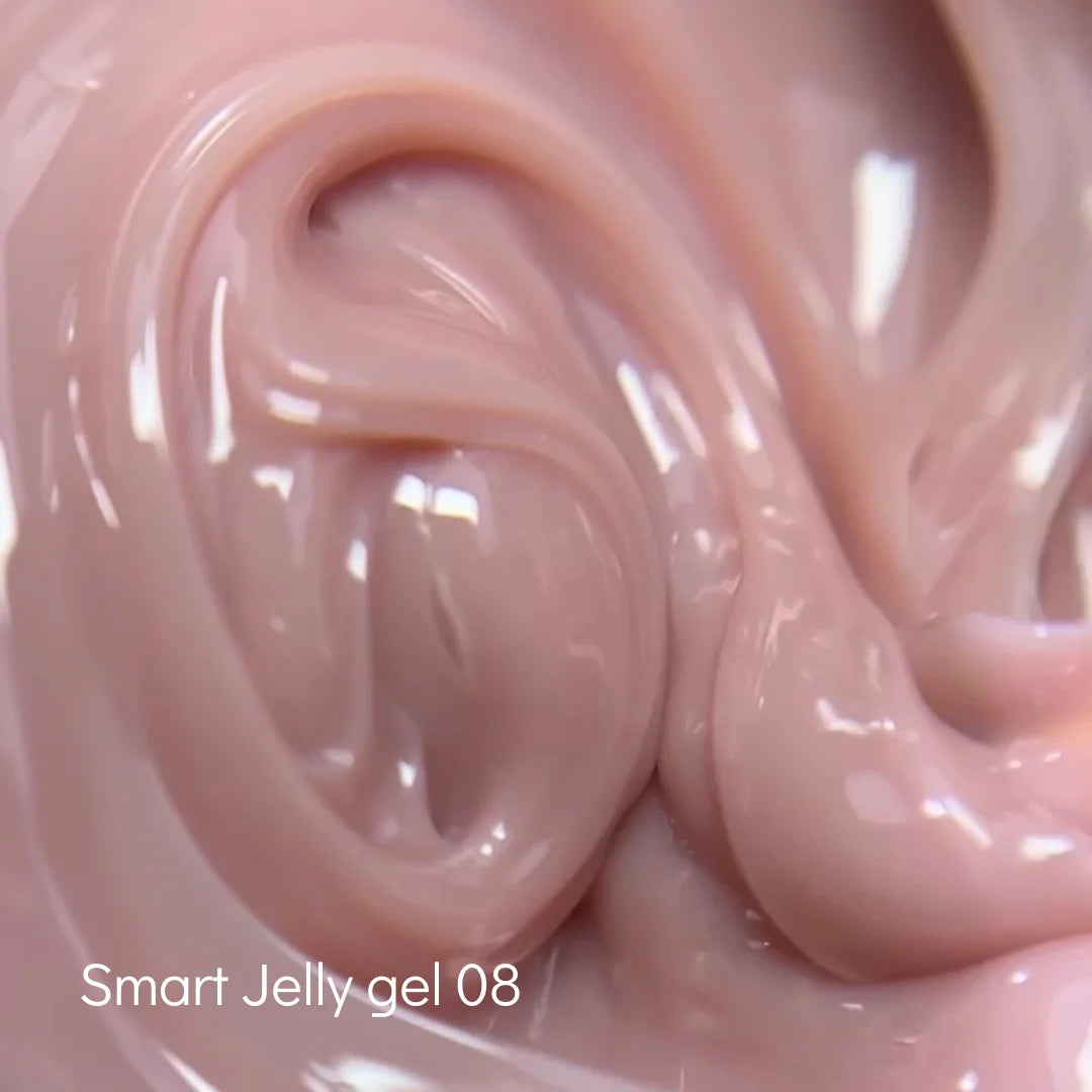 NAILSOFTHEDAY Smart Jelly Gel 08 — nude/karamellfarbener Aufbau-Gel-Jelly für Nägel, 15g