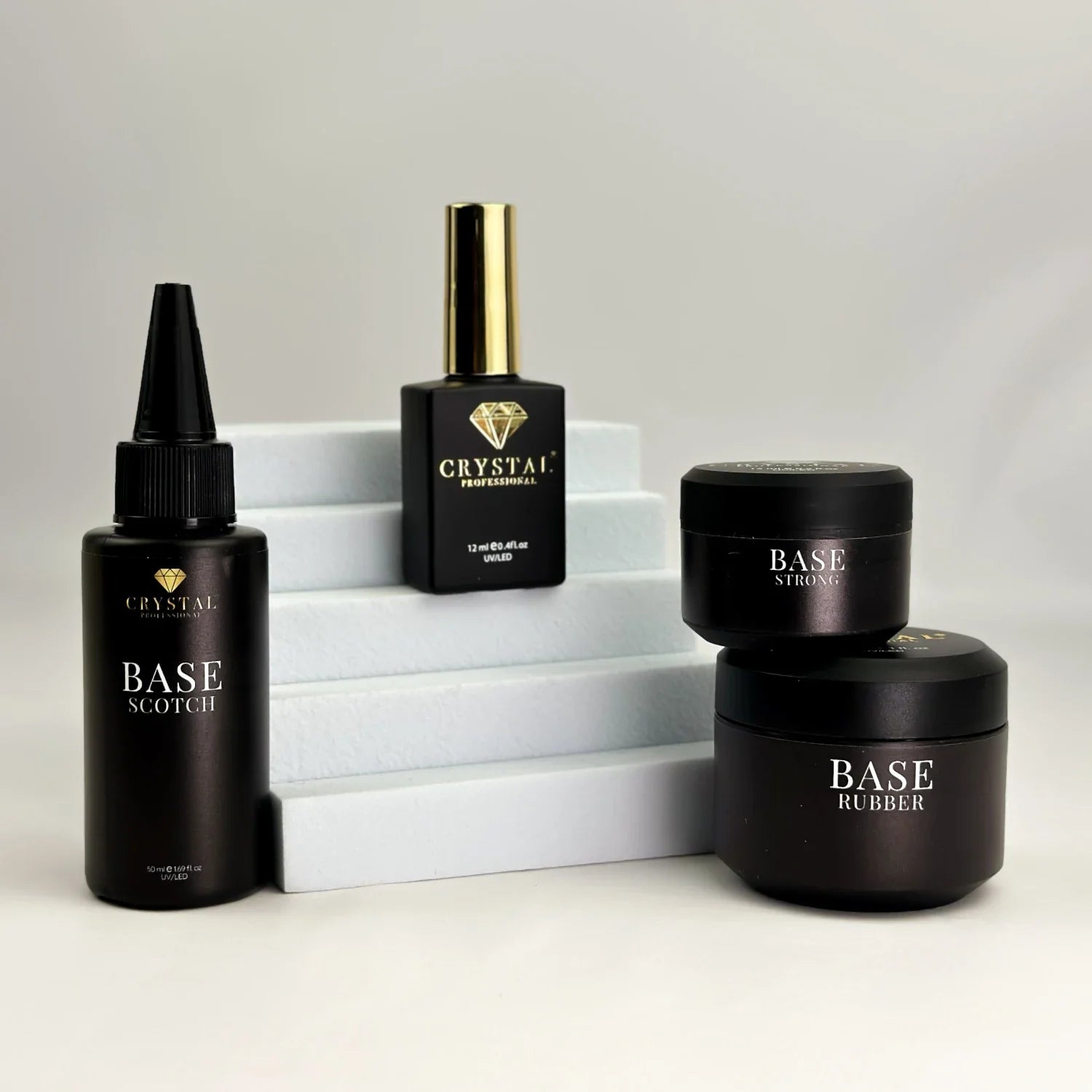 Crystal Professional Base – Color Base, Shimmer, Camouflage & Builder Bases für Nägel