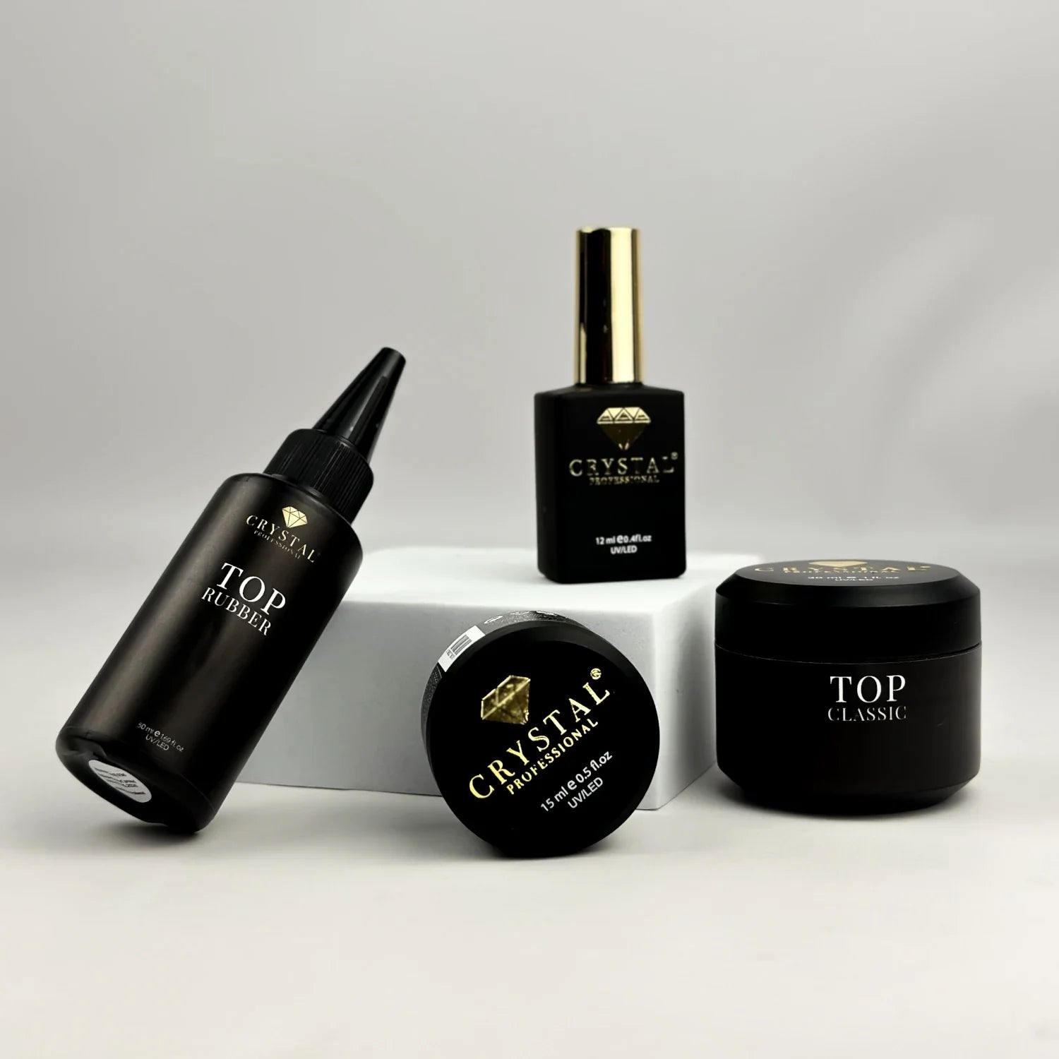 Crystal Professional Top Coats – Camouflage, Diamond, Vitrage & Color Tops für Nägel