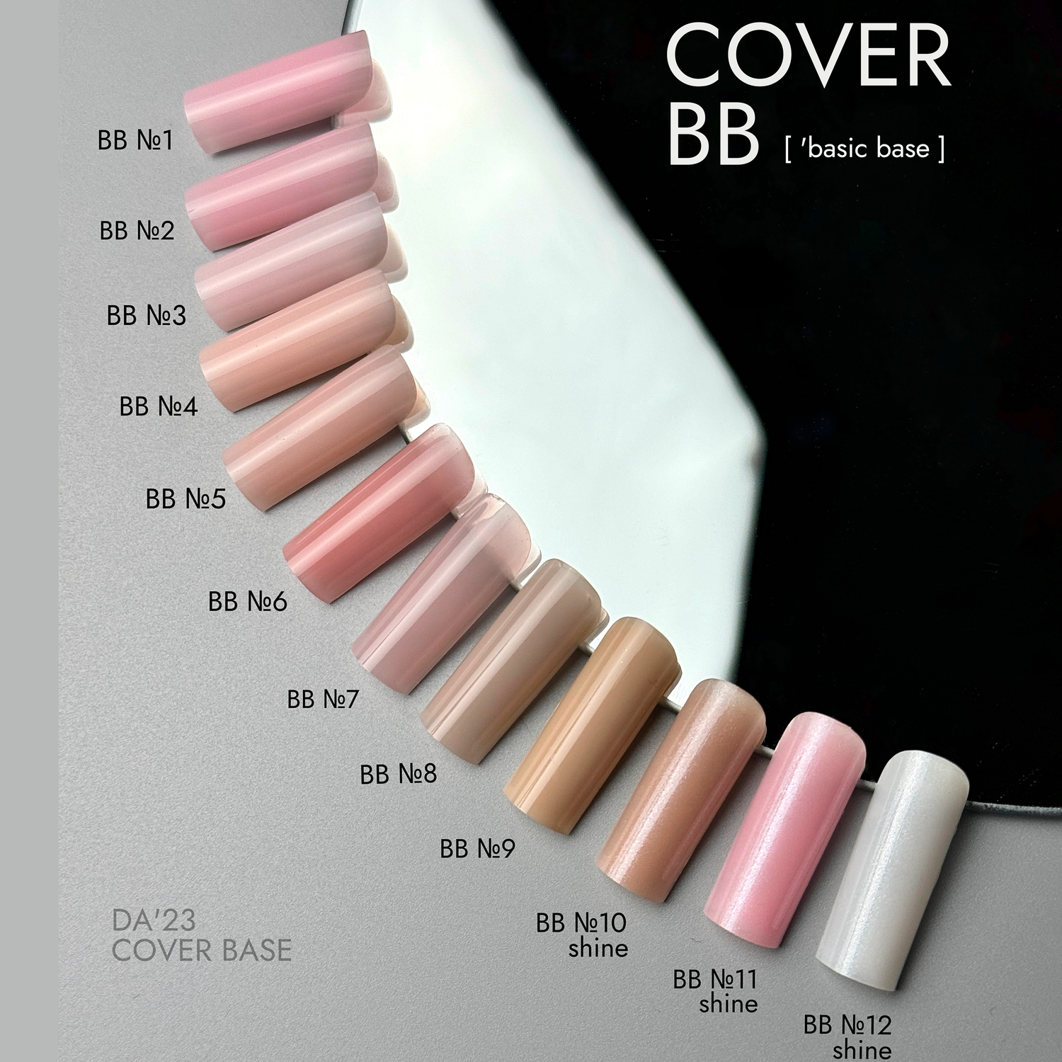 DA'23 Base Coats für Gel-Lack Camouflage