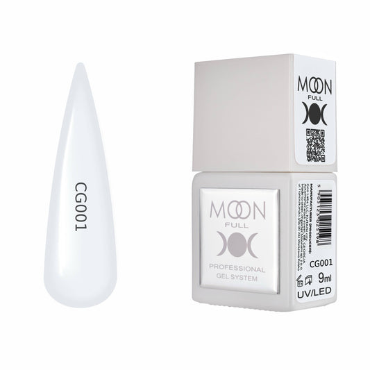 Moon Full Color Gel Polish 9 ml №CG001 – Milchweiß, UV-Gel-Lack
