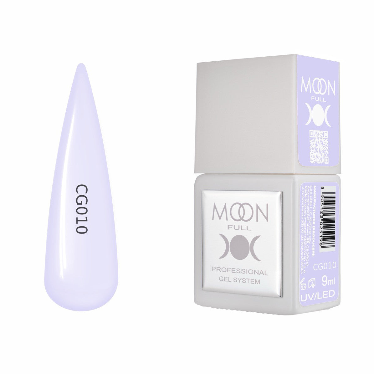 Moon Full Color Gel Polish 9 ml №CG010 – Lila-Blau, UV-Gel-Lack