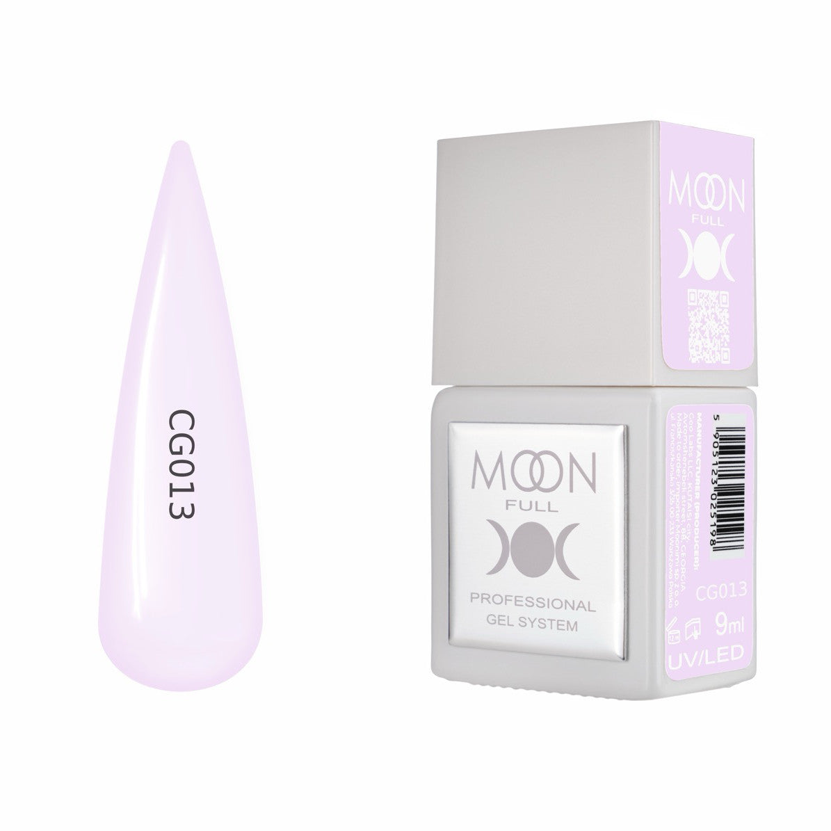 Moon Full Color Gel Polish 9 ml №CG013 – Lila-Pastell, UV-Gel-Lack