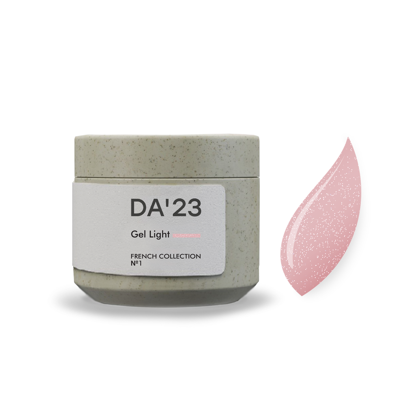 GEL-LIGHT DA’23 French collection №1 15–30 ml – Builder-Gel Sanftes Rosé mit Schimmer für French & Nagelverstärkung