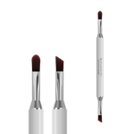Staleks Exclusive Doppelseitiger Gel-Pinsel 06/09 – Ovalpinsel 11 mm & Schrägpinsel 9 mm für Gel, Builder Gel und Gel Polish