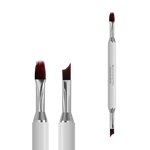 Staleks Exclusive Doppelseitiger Ombre- & Nailart-Pinsel 07/12 – Gradientpinsel 11 mm & Designpinsel 10 mm für Gel, Gel Polish und One Stroke