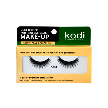 Eyelash extensions on tape 1004