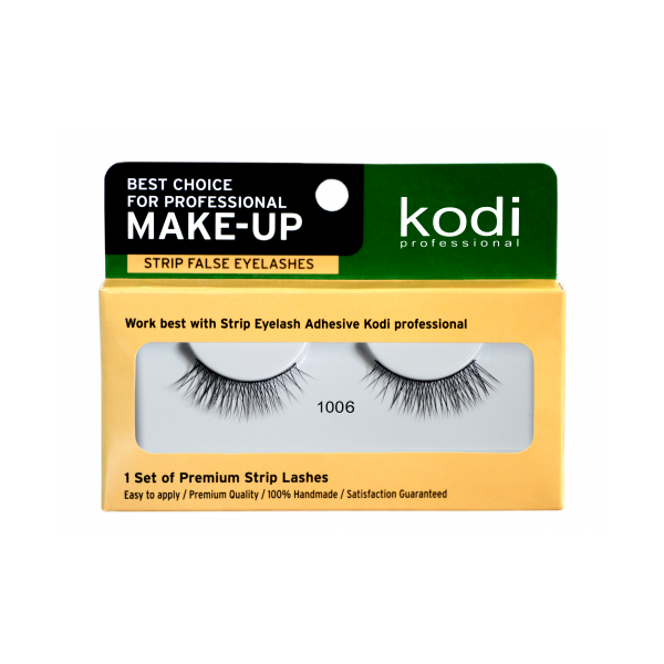 Eyelash extensions on tape 1006