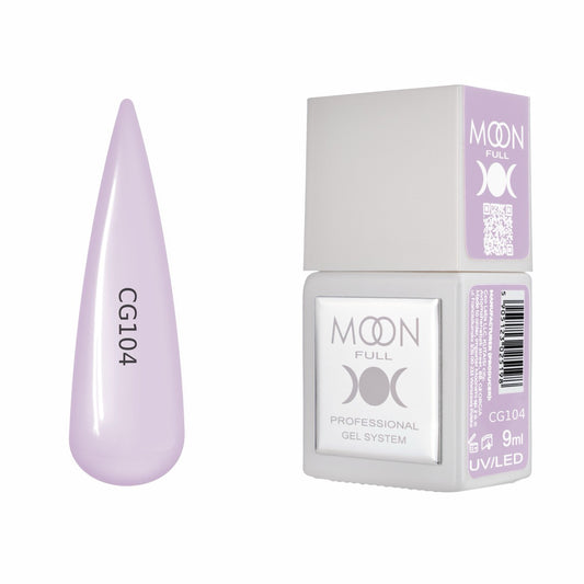 Moon Full Color Gel Polish 9 ml №CG104 – Flieder-Pastell, UV-Gel-Lack