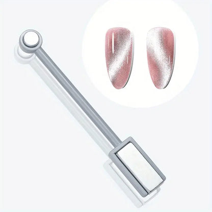 Магнит для ногтей для гель-лака с эффектом “Кошачий глаз” — Двусторонний