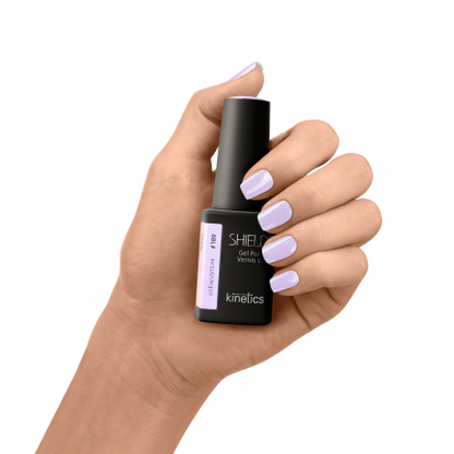 Kinetics Shield Gel Polish #189 FLOWERY 15 мл – нежно-розовый гель-лак с шиммером для УФ-лампы, HEMA-free