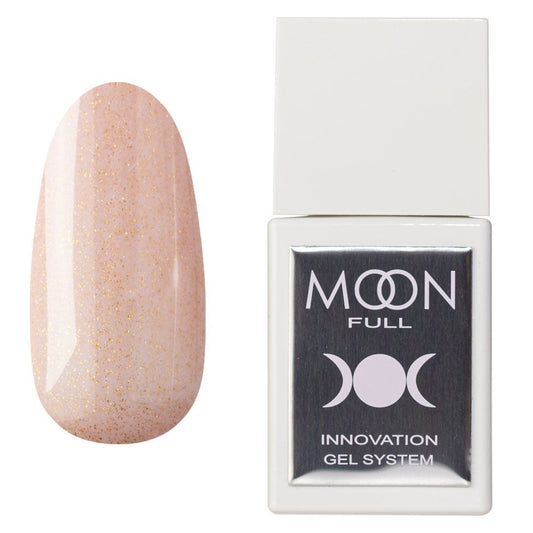 Moon Full Liquid Builder Gel №BG10 – Professionelles Flüssig-Modelliergel mit Schimmer, Helles Beige, 15 ml