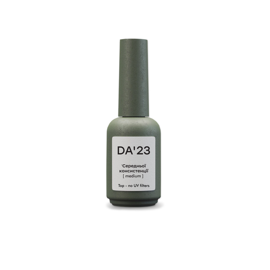 Top DA’23 Medium Konsistenz [Medium] 14 ml – klarer Top Coat für glänzendes, kratzfestes Finish