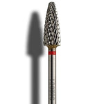 Hartmetallfräser Mais 5 mm fein (rot) – Profi Beauty Nail Drill Bit für Maniküre und Pediküre
