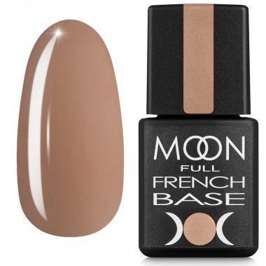 Moon Full Base French №9 – Professionelle dunkelbeige Camouflage Base für French, 8 ml