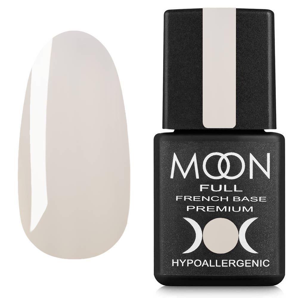 Moon Full French Base Premium №21 – Professionelle milchige camouflierende Base, 8 ml