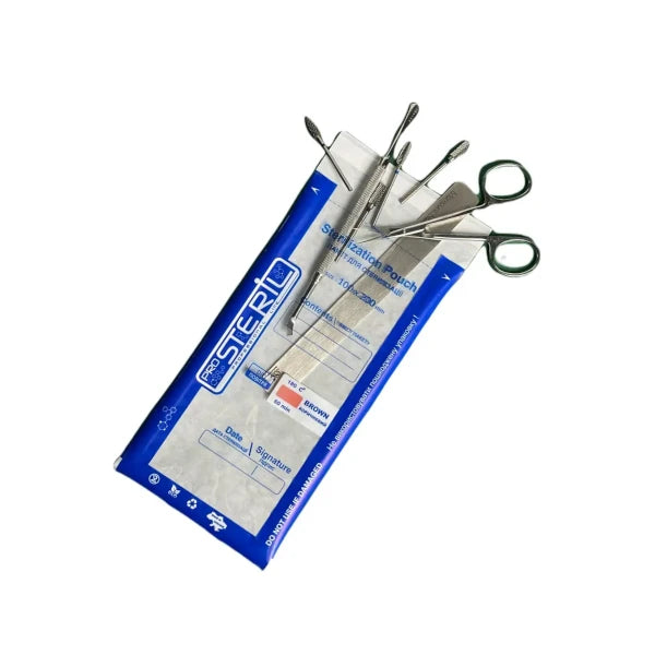 Sterilisationsbeutel kombiniert (transparent), "ProSteril" DRY 100pcs.