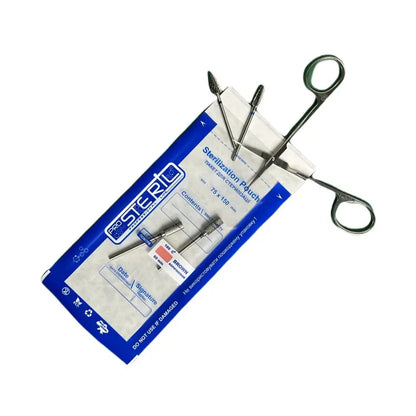 Комбинированные стерилизационные пакеты ProSteril для косметологических салонов 100 шт/уп 