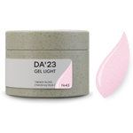 DA’23 Gel Light Trendy Gloss №43 30ml – milchrosa Builder Gel mit Schimmer zur Nagelverstärkung