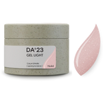 DA’23 Gel Light Calm Spark №44 30ml – hellrosa Builder Gel mit feinem Schimmer zur Nagelverstärkung