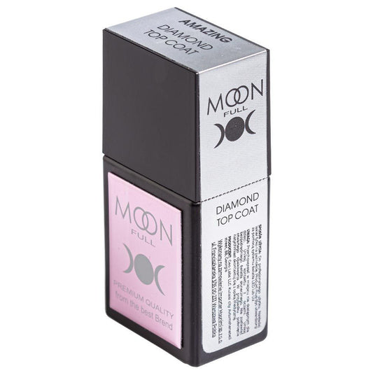 Moon Full Amazing Diamond Top Coat 12 ml – brillanter Diamant‑Finish Top Coat für Gel‑Maniküre