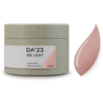 DA’23 Gel Light Deep Shine №46 30ml – Beige Nude Builder Gel mit Glitzer zur Nagelverstärkung